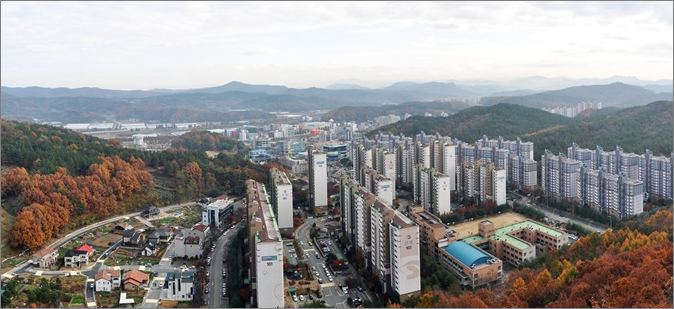계룡시 전경 참고 이미지