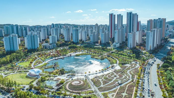 김포시 시가지 전경과 한강신도시 개발 모습 - 신도시개발, 김포공항 (관련이미지)