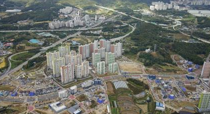 군포시 시가지 전경과 산본신도시 아파트 단지 - 계획도시, 주거환경 (관련이미지)