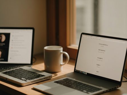 아파트 모형과 계산기, 부동산 계약서가 놓인 책상 위 풍경